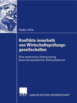 cover image of Konflikte innerhalb von Wirtschaftsprüfungsgesellschaften